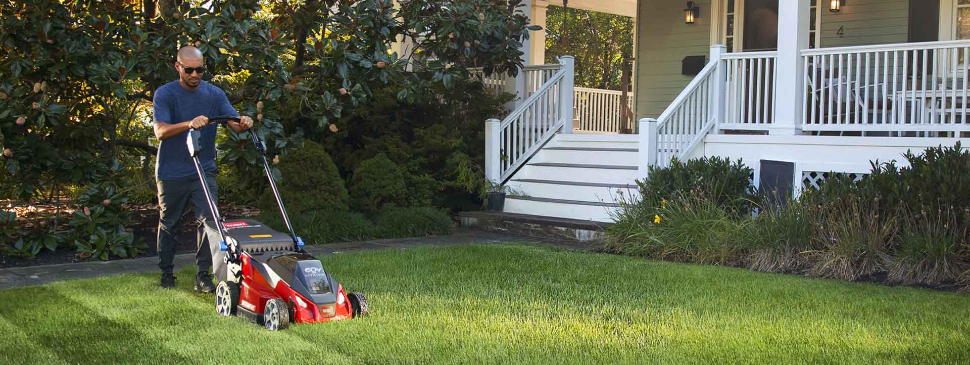Toro zero-turn mower on open lawn